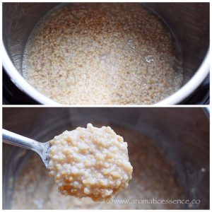 Instant Pot Steel Cut Oatmeal