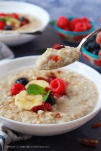 Pressure cooker steel cut oats