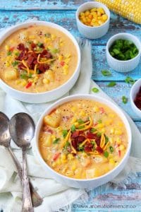 Instant pot potato corn chowder