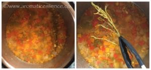 Discard the thyme sprigs.