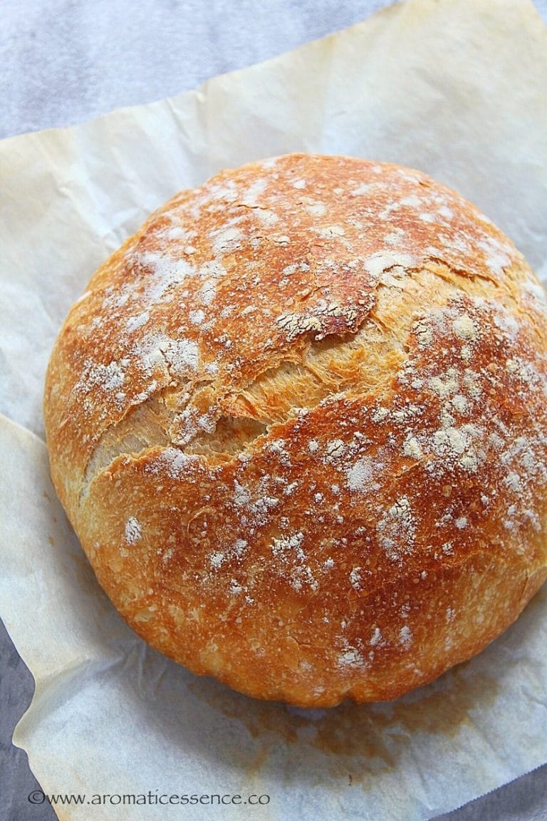 Dutch Oven Bread {Proofing Dough In The Instant Pot} - Aromatic Essence