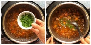 Sprinkle chopped parsley
