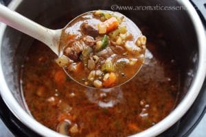 Simple beef barley soup