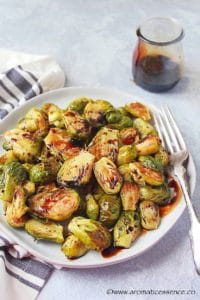 Glazed brussel sprouts