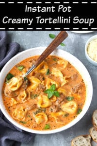 Instant Pot Tortellini Soup