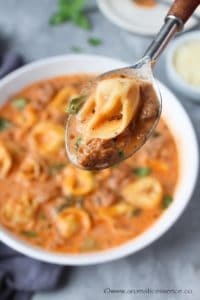 Instant Pot Tortellini Soup With Sausage