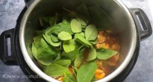 Add spinach