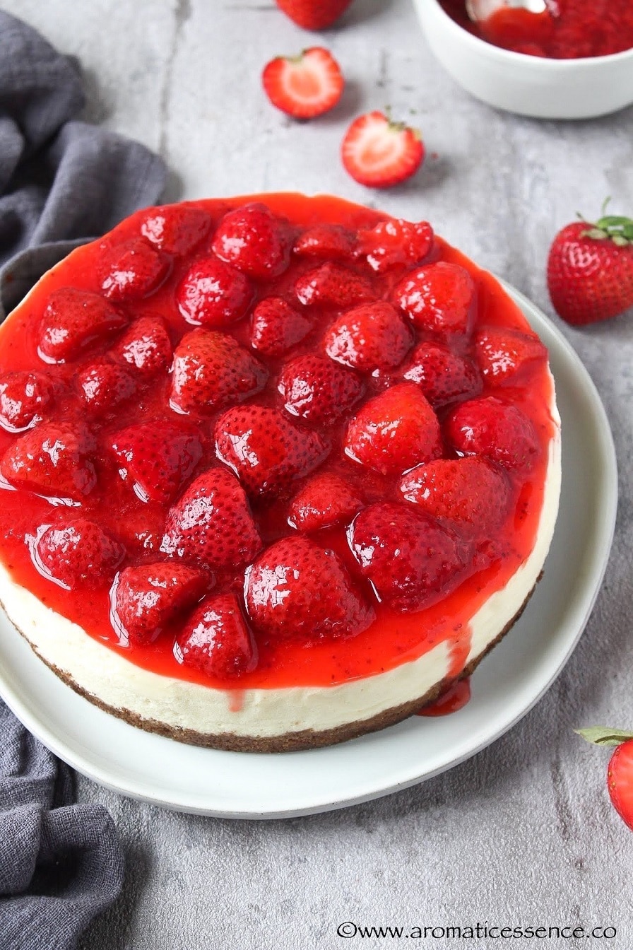 Instant Pot No-Bake Pressure Cooker Cheesecake