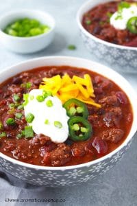 Chili made in an Instant Pot