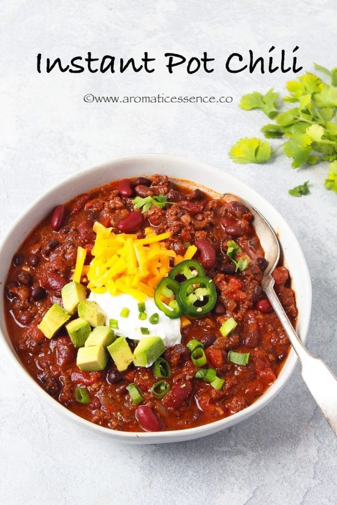 Instant Pot chili recipe