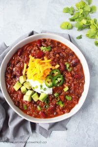 Easy pressure cooker chili