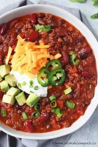 Chili made in an Instant Pot