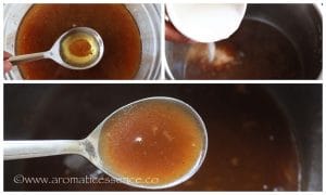 Pot roast gravy preparation