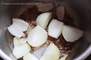 Saute onions