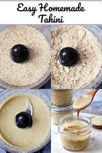 easy tahini recipe