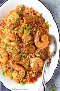 Jambalaya made in the Instant Pot