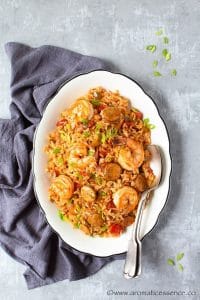 Instant Pot Jambalaya with sausage and shrimp