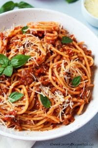 pressure cooker spaghetti
