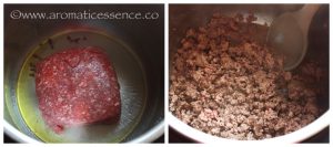 Brown the ground beef