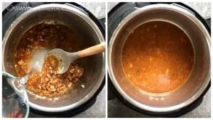 Deglaze the pot