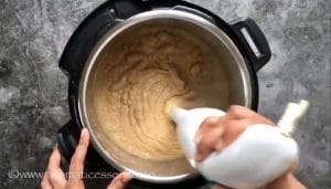 Purée the beans