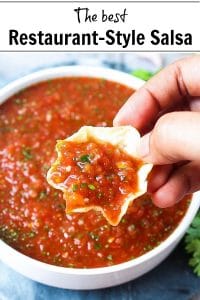 Restaurant style salsa