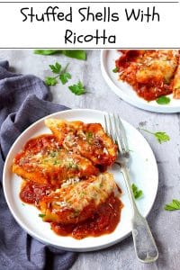 Stuffed shells with ricotta