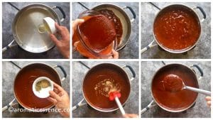 Fry the sauce