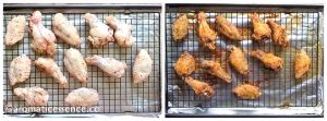Bake the wings