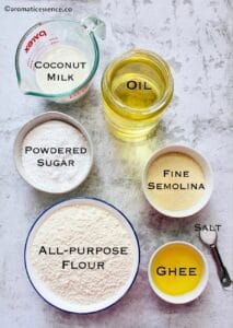 Ingredients for kulkuls