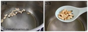 Roasted cashew nuts