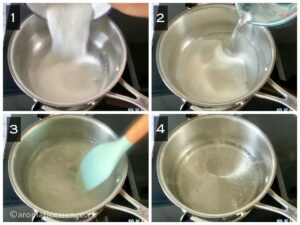 Preparation of simple syrup