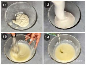 Yogurt and sugar beaten well