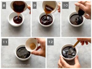Preparation of sauce mixture