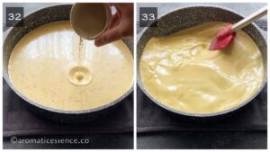 Rose water added to thandai