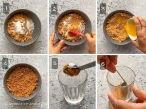 Preparation of the biscuit base