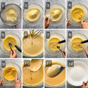 Preparation of boondi batter