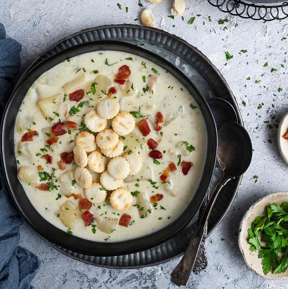 Instant Pot Clam Chowder (New England Style) - Aromatic Essence